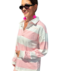 club kind pink polo